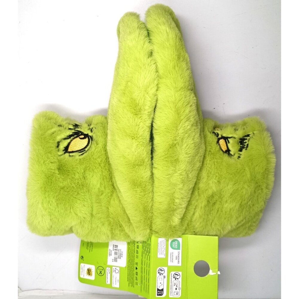 Dr Seuss The Grinch X Primark Cares Plush Slipper Bootie Socks  Sz 4-7